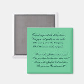 Jabberwocky Magnent Magneet (Voorkant / Achterkant)