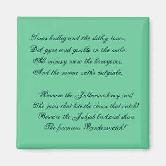 Jabberwocky Magnent Magneet