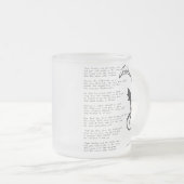 Jabberwocky Poem Matglas Koffiemok (Voorkant rechts)