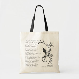 Jabberwocky Poem Tote Bag