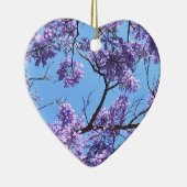Jacaranda-bloesems Keramisch Ornament (Rechts)