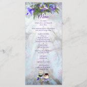 Jacaranda Blooms & Lily Bouquet Menu (Devant)