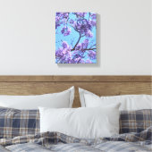 Jacaranda Blossom Canvas Afdruk (Insitu (Slaapkamer))