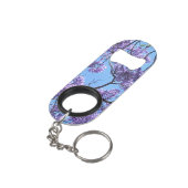 Jacaranda Blossom Mini Flessenopener (Achterkant Gekanteld)