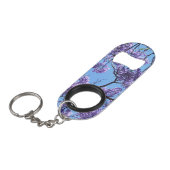 Jacaranda Blossom Mini Flessenopener (Voorkant Gekanteld)