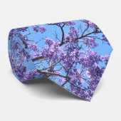 Jacaranda Blossom Stropdas (Opgerold)