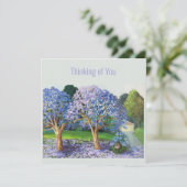 Jacaranda-bomen (Staand voorkant)