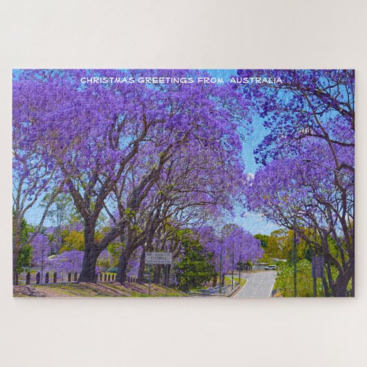 Jacaranda-bomen van Australië Puzzel (Horizontaal)