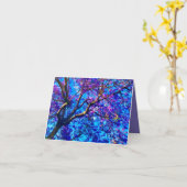 Jacaranda Boom Kaart (Gele Bloem)
