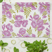 Jacaranda Fleurs. Design floral serviette à main (Plié)