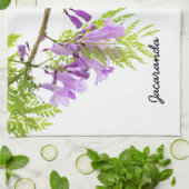 Jacaranda Flower is paars Theedoek (Gevouwen)