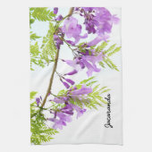 Jacaranda Flower is paars Theedoek (Verticaal)