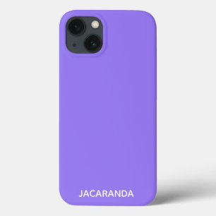Jacaranda paarse kleurennaam Hoesje-Mate iPhone ca 13 Hoesje