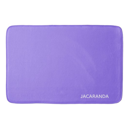 Jacaranda paarse kleurnaam badmat (Voorkant)