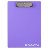 Jacaranda paarse kleurnaam klembord (Voorkant)