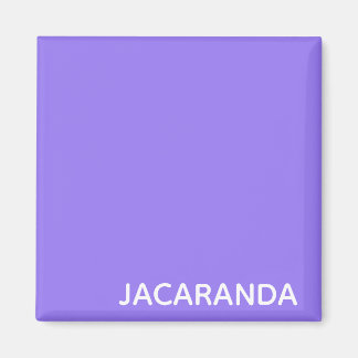 Jacaranda paarse kleurnaam magneet