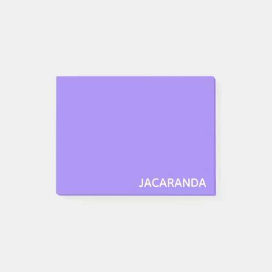 Jacaranda paarse kleurnaam post-it® notes (Voorkant)