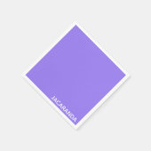 Jacaranda paarse kleurnaam servet (Hoek)