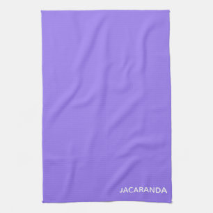 Jacaranda paarse kleurnaam theedoek