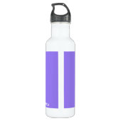 Jacaranda paarse kleurnaam waterfles  (Achterkant)