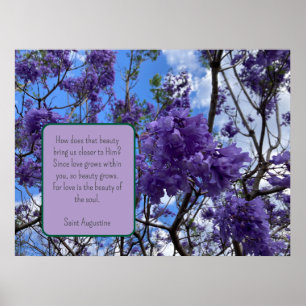 Jacaranda Paarse Poster