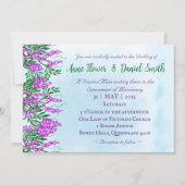 Jacaranda Sky Faire-part de mariage catholique (Devant)