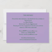 Jacaranda Sky Faire-part de mariage catholique (Dos)