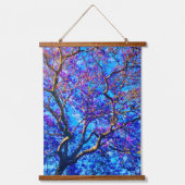 Jacaranda Tapestry Hangend Wandkleed (Voorkant)