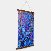 Jacaranda Tapestry Hangend Wandkleed (Gebogen)