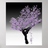 Jacaranda Tree Art Print (Voorkant)