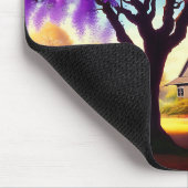 Jacaranda Tree Boerderij House, Mousepad Muismat (Hoek)