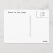 Jacaranda Tree Leaves Briefkaart (Achterkant)