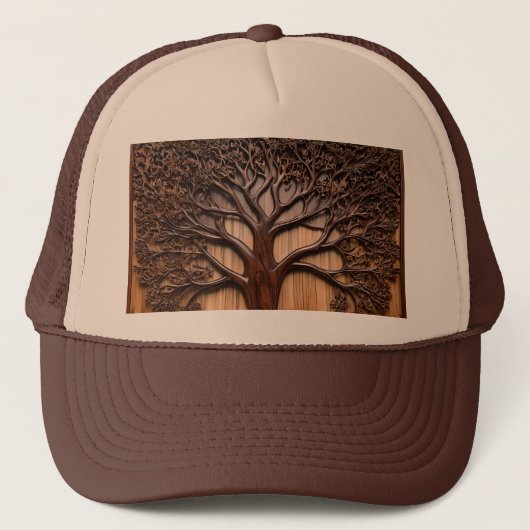 Jacaranda Tree: Natuur kunstenaarschap in hout, Trucker Pet (Voorkant)
