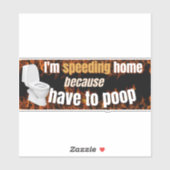 J'accélère parce que je dois balancer le Sticker B (Feuille)