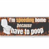 J'accélère parce que je dois balancer le Sticker B (Devant)