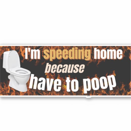 J'accélère parce que je dois balancer le Sticker B (Devant)