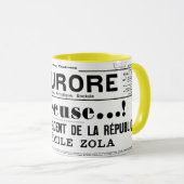 J'accuse Emile zola mok (Voorkant rechts)