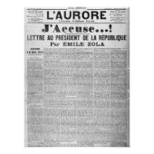 J'accuse Glossy Poster (Devant)