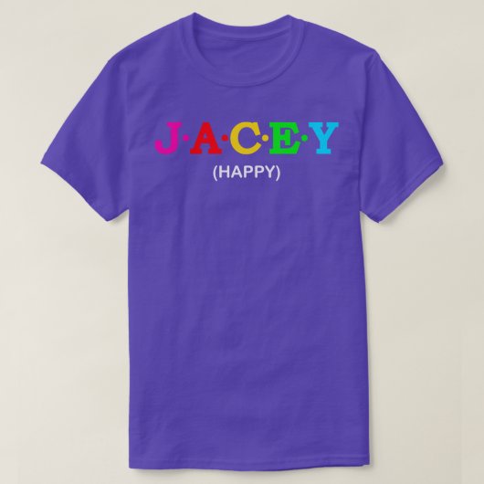 Jacey Happy T-shirt (Design voorkant)