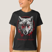 Jacht bij maanlicht t-shirt (Voorkant)