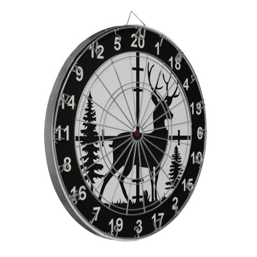 Jacht Buck Standing Dart Board 3 Dartbord (Voorkant Links)