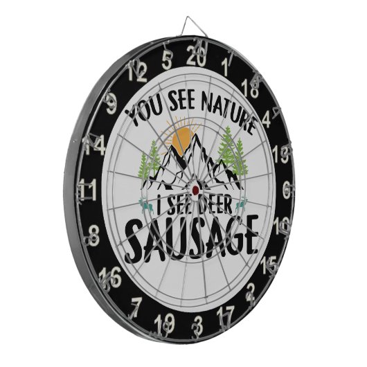 Jacht Buck Standing Dart Board 5 Dartbord (Voorkant Links)