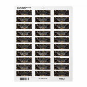Jacht Camo Rustieke Bruiloft Retouradres Labels (Full Sheet)