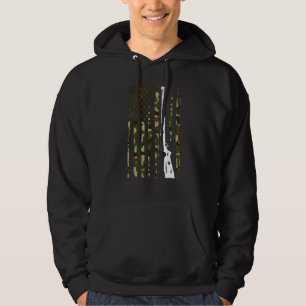Jacht Camo Us Flag Hunt Camoflage Hunter Pap Hoodie