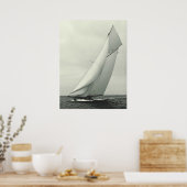 jacht "Columbia" 1901 Poster (Keuken)
