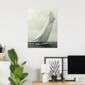 jacht "Columbia" 1901 Poster (Thuiskantoor)