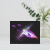 Jacht, diner, röntgenvis 2 briefkaart (Staand voorkant)