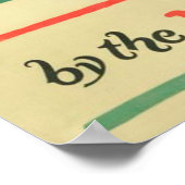 Jacht en Vist Vintage Poster (Hoek)