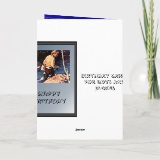 Jacht- en viswinkel kaart (Achterkant)