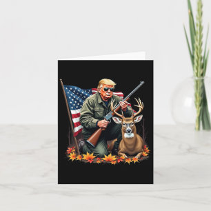 Jacht herten seizoen  Trump USA Vlag Camoufl Kaart